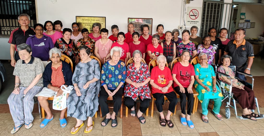 Charity Event at Old Folks Home
