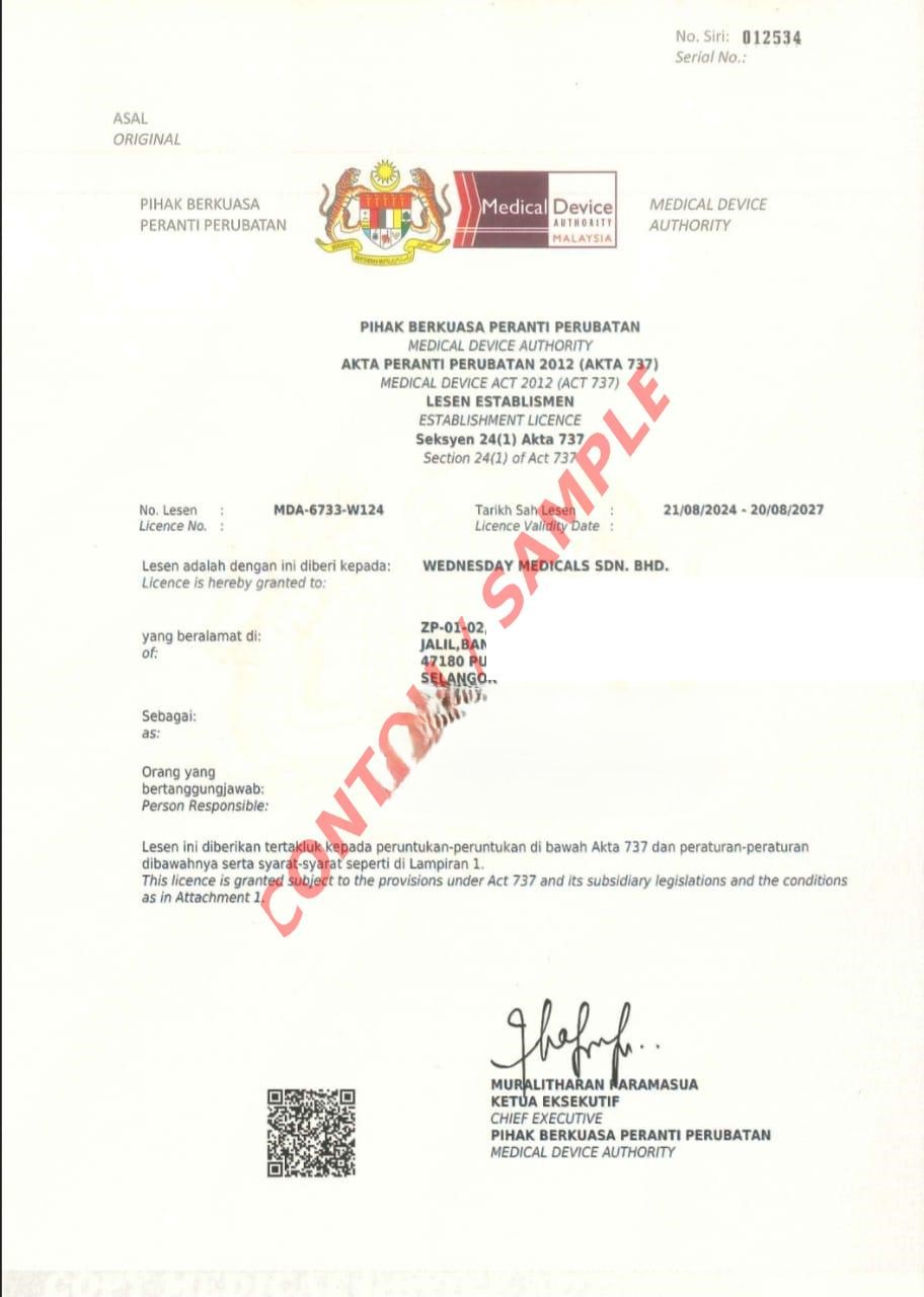 MDA Certificate 1